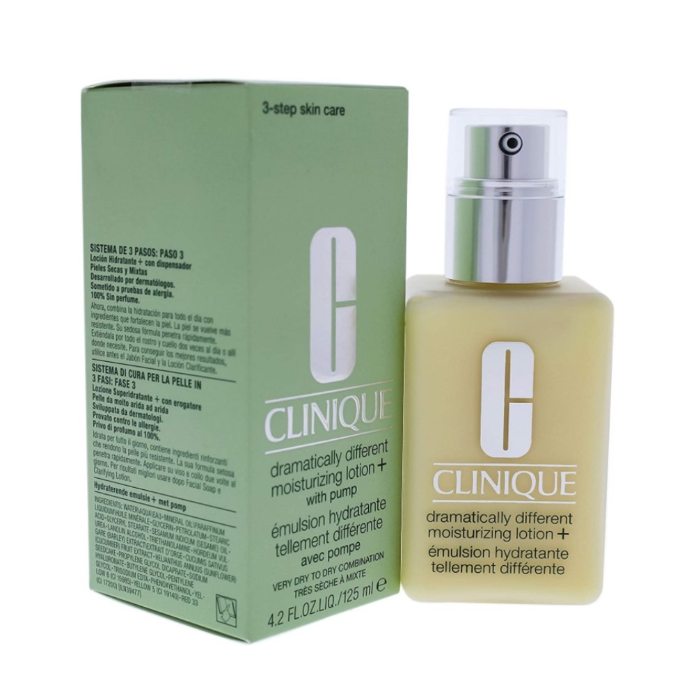 Clinique Moisturizing Lotion+ with Pump Very Dry to Dry Combination Skin